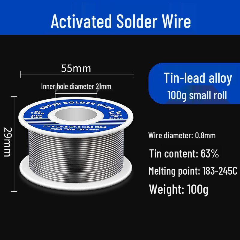 High Purity Lead-Free Rosin Core Solder Wire for Low Temp Welding