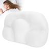 Multi Functional Foam Sleep Pillow Soft Skin Friendly Neck Head Support Care Pillow(White )