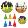 12/18Pcs Plastic Agility Cone Training Maker Bucket Soccer Obstacle Cone