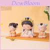 Buddhist Blessing Resin Figurine With Lotus Base For Home Decor And Giftgiving