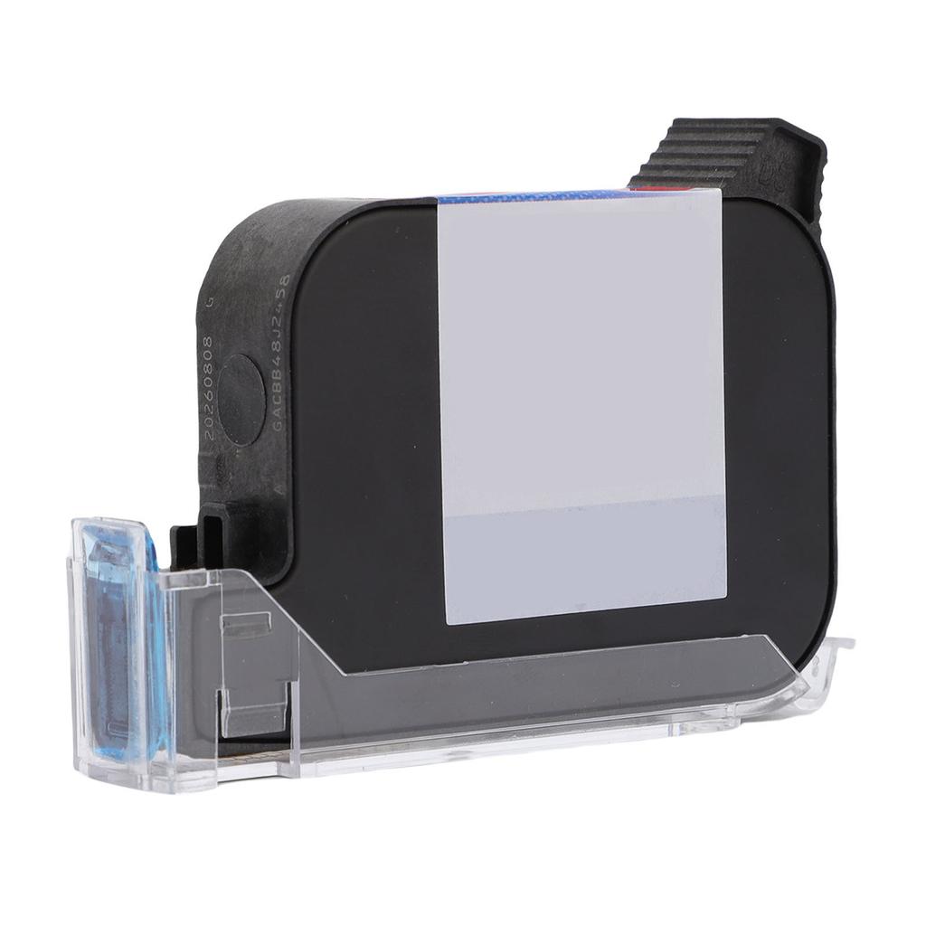 Inkjet Printer Cartridge Replacement 42ML Blue High Adhesion Quick Dry Solvent Ink Cartridge for 0.5 Inch 12.7mm Models