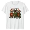 Christmas Raccoons Holiday Winter Unisexs TShirt Unisexs Tee Graphic Unisex Top