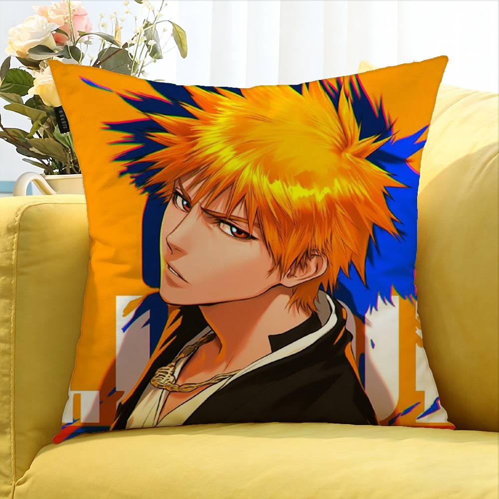 Anime I-Ichigo K-Kurosaki World Various Sizes Square Pillow Case For Car Home Bedchamber Decor