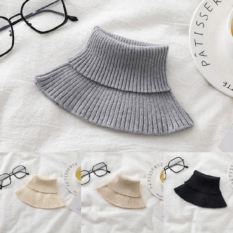Elegant Knitted Winter Scarf Casual Office Neckerchief Travel Friendly Scarves for Outdoor Use