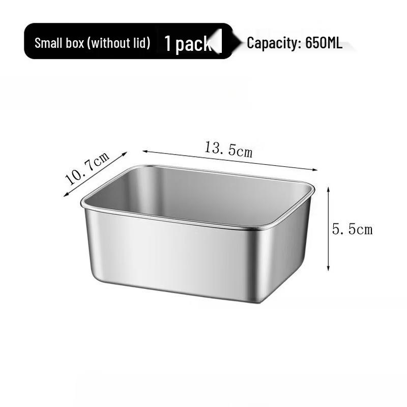 304 Stainless Steel Refrigerator Food Storage Containers