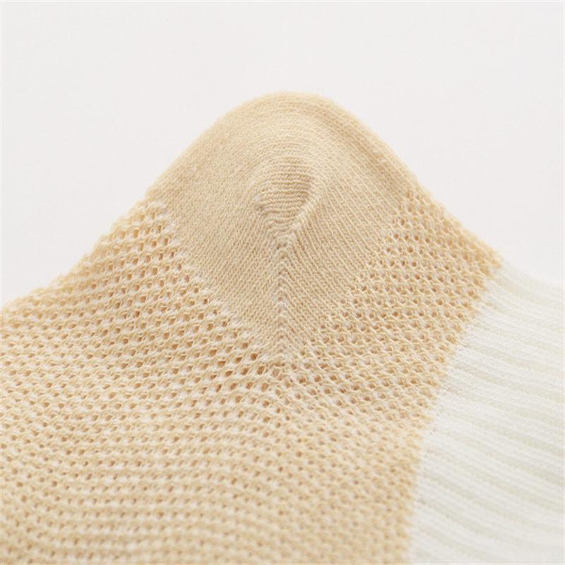4 Paare/los Sommer Neugeborenen Baby Socken Für Mädchen Jungen Baumwolle Mesh Dünne Infant Junge Mädchen Weiche Kleinkind Socke Zubehör 0-5Years alt