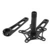 Lp Litepro Folding Bicycle Crankset Aluminum Alloy 130 BCD Bike Crankset CNC Curved Hollow Handle Single Disc