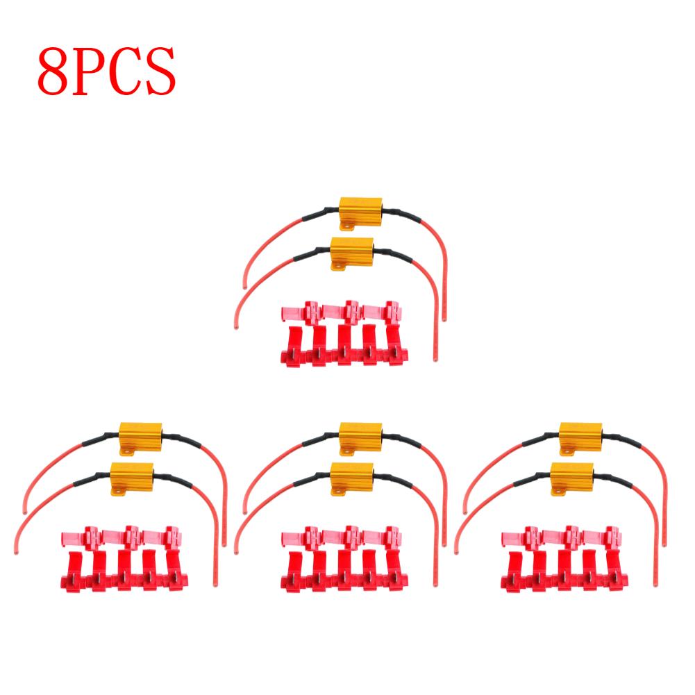 

2-10 шт. светодиодных автомобильных фар сопротивление 25 Вт 6 Ом нагрузочные резисторы для указателей поворота фонаря номерного знака лампы резисторы автомобильные аксессуары