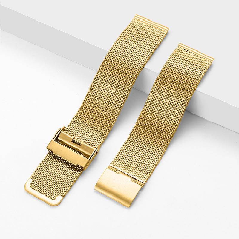 Milanese Mesh Stainless Steel Watch Band Bracelet 12mm 14mm 16mm 18mm 19mm 20mm 21mm 22mm Unisex Replacement Strap Accessory