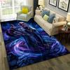 3D Top Rapper Legende Star Kunst Cartoon Hip Hop Teppich für Schlafzimmer Wohnzimmer Sofa Zuhause Fußmatte Dekor,großer Spiel-Rutschfester Bodenbelag