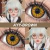 Eyeshare 1 para kolorowych soczewek kontaktowych do cosplayu dla oczu Anime Cosplay Softlens Y2K Koreańskie soczewki do makijażu oczu