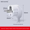 16A Self-Wiring 2-Pin Round Socket Plug - French, German, Thai, Russian Standard