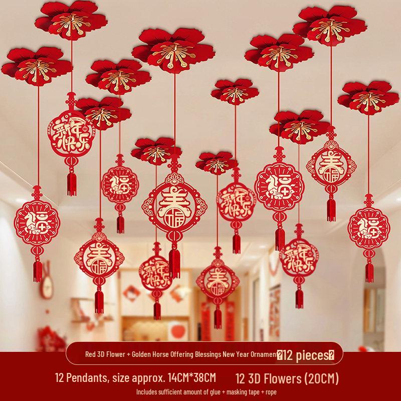 Year of the Horse Decorative Hanging Ornaments