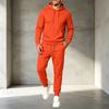 Men's Pullover Hoodie Sweatshirt Athletic Set Casual Training Workout Sweatsuit