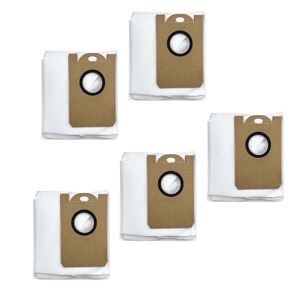 Vacuum Bags for HONITURE For Q6 Pro Robotic Vacuum Cleaner Replacement Dust Bags 5 Pieces for Regular Cleaning and Maintenance