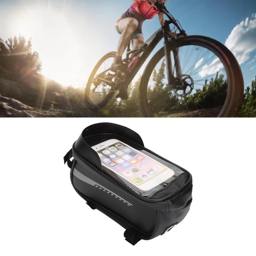 Bicycle Front Rack Bag Waterproof Tough Sufficient Space Handlebar Bike Pouch for Galaxy S8 S7 Note 7