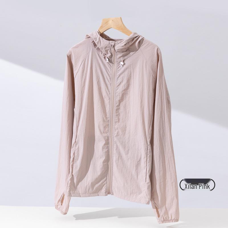 Lightweight Unisex Ice Silk Sun Protection Hooded Jacket - Breathable, Comfortable for Outdoor Wear