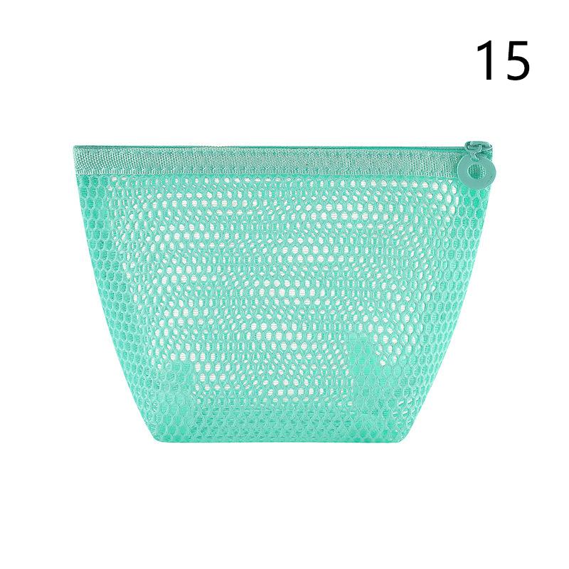 1pcs Nylon Mesh Drawstring Storage Pouch Bag Multi Purpose Travel & Outdoor Activity Pouch For Digital Products Makeup Bag
