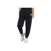 Adidas Neo Alphabetic Logo Print Drawstring Joggers Women Bottoms Black HE4482
