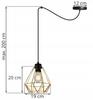 MODERN ELEGANT HANGING LAMP METAL LAMPSHADE
