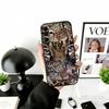 Fashion leopard print Phone Case For Samsung Galaxy A73,A72,A71,A70,A53,A52,A51,Soft Silicone Black Cover