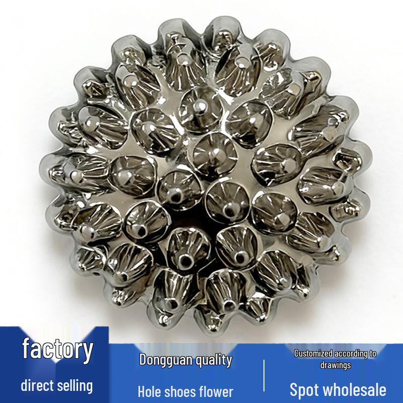 Metal Style Shoe Flower Accessories: Decorative Buckles for Shoe Holes