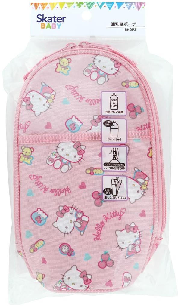 SKATER Baby Bottle Pouch Baby Bottle Case Baby Bottle Cover Sanrio Hello Kitty Plush Toy BHOP2-A