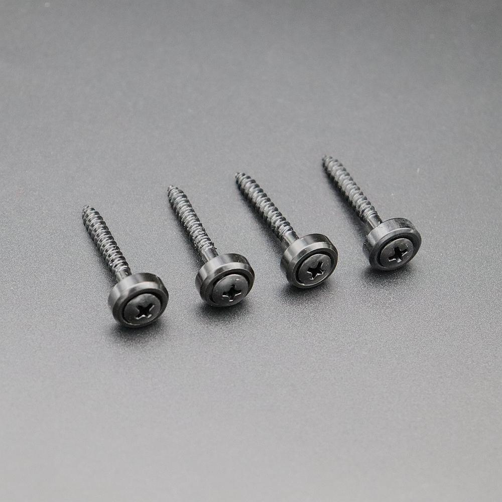 4Pcs Guitar Neck Fixed Mounting Screw Ferrules Bushings And Bolts For Electric Guitar Bass