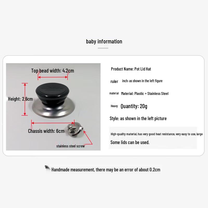 Universelle Anti-Verbrühungs-Topfdeckelgriffe