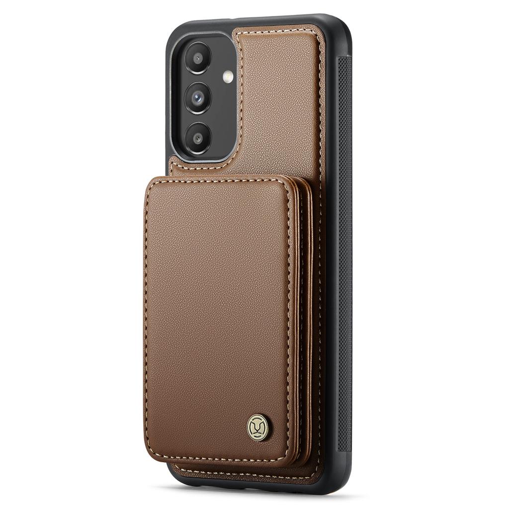 JEEHOOD J05 For Samsung Galaxy A13 5G Case Leather Mobile Cover with Detachable Magnetic Card Bag