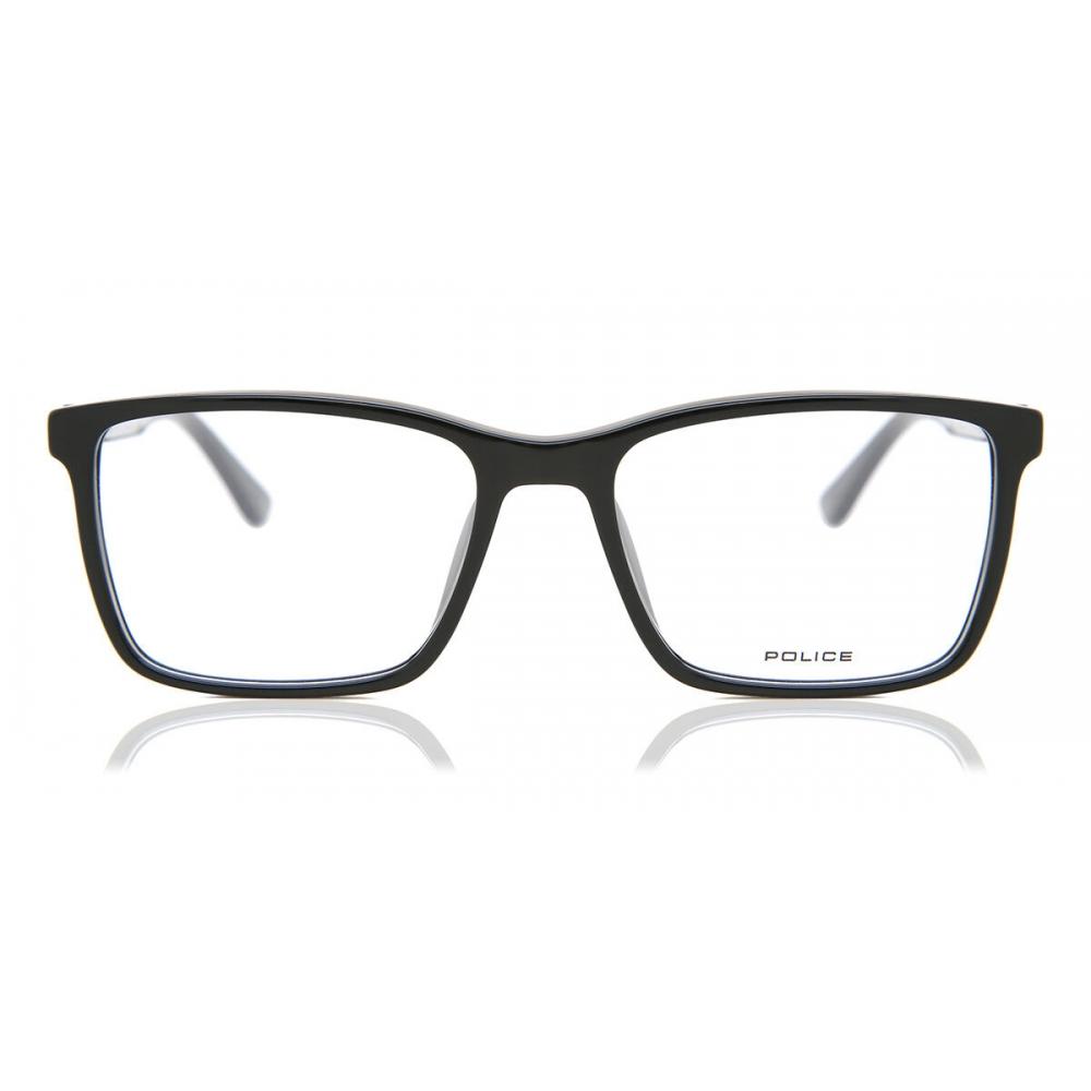 

Police Vpl886 Origins 7 0700 Unisex Eyeglasses Shiny Black/54-17-140