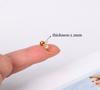 1pcs New Style Stainless Steel Ear Piercing Cz Stud Earrings Snake Moon Round Ball Arc Cartilage Helix Conch Screw Back Earring
