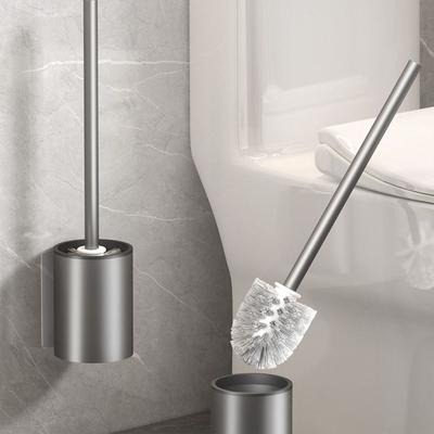 Suporturi pentru Perie de Toaletă din Aluminiu Spațial Mâner Lung Instrumente de Curățare Baie Perie Curățat Toaletă