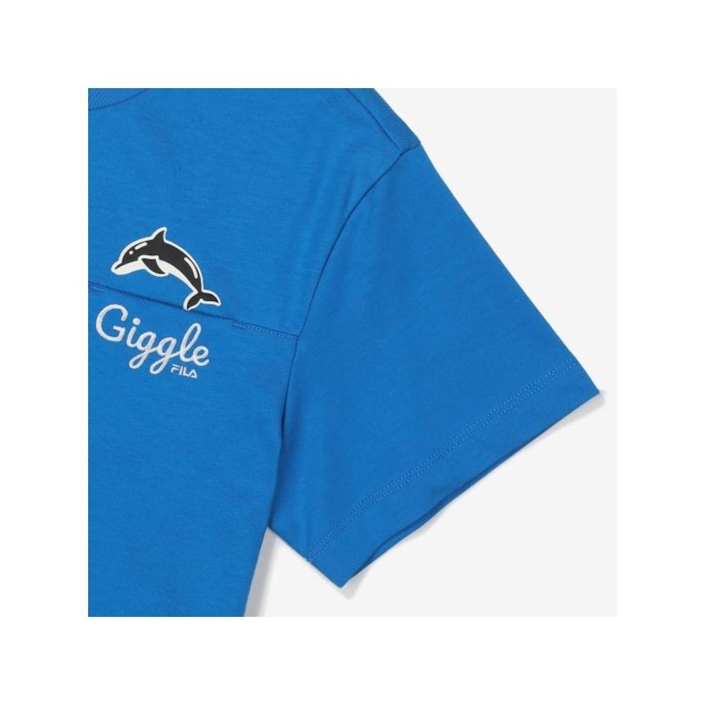 [fila Kids] Summer Play Incision T shirT  Fk2rsf2g02x Bue  q0zFk2rsf2g02xBue