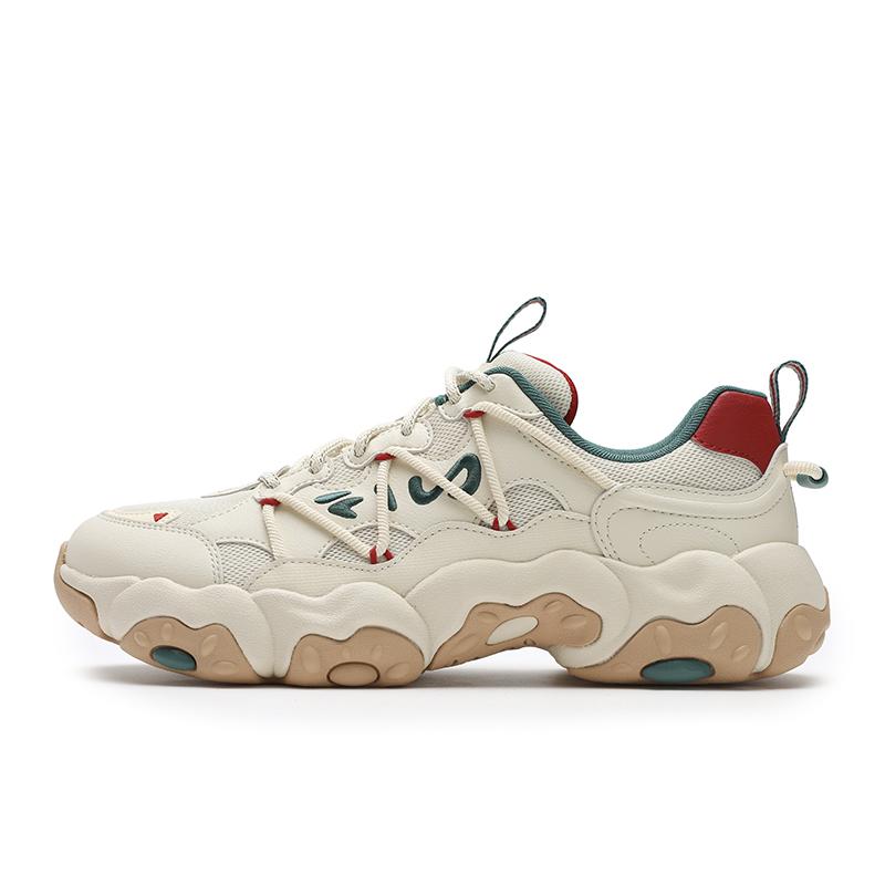 FILA Fluid 6 Cat Paw Low-Top Lifestyle Shoes Men sneakers Cloud-White F12M512103FCC