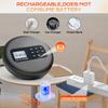 Portable CD Player with Built-in Stereo Speakers, Bluetooth 5.1, 1500mAh Rechargeable Battery, Support CD/MP3/USB Playback, Anti-Skip, EQ Settings