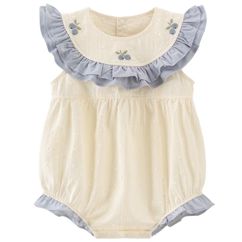 Cute Baby Girl Summer Sleeveless Romper Bodysuit 66