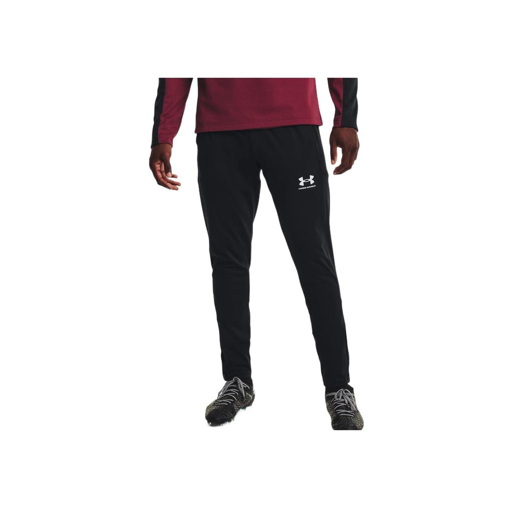 Under Armour Solid Logo Print Casual Training Tapered Pants Men pants Black 1365417-001