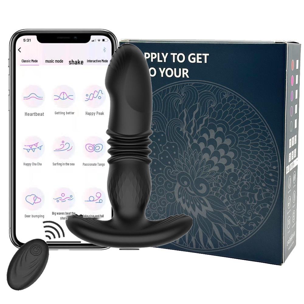 2nd Gen Electric Remote Prostate Massager for Men - Vibrating Anal Plug Adult Toy