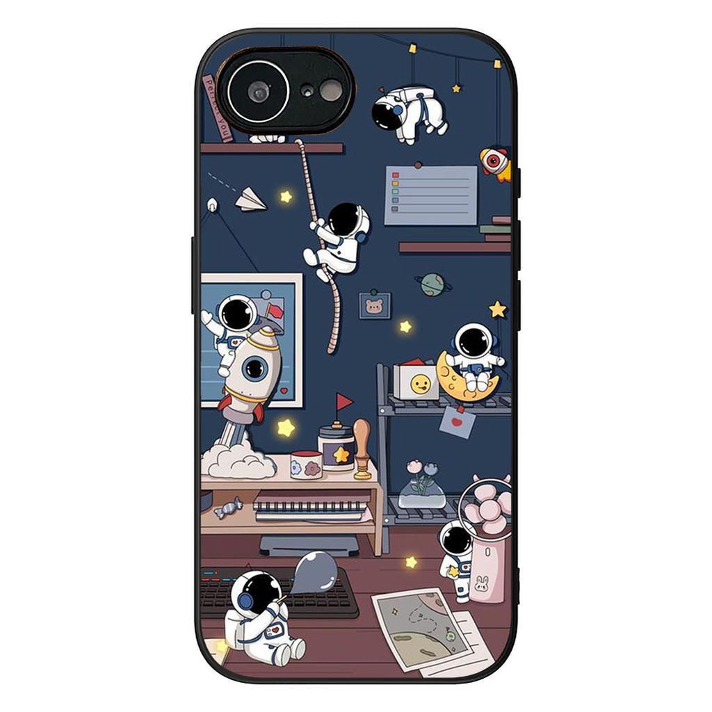 Galaxy Moon Sky Astronaut Stars Phone Case for Motorola Moto Edge 50 30 Fusion 40 NEO Ultra Pro G22 G23 G20 G35 G84 G13 G53