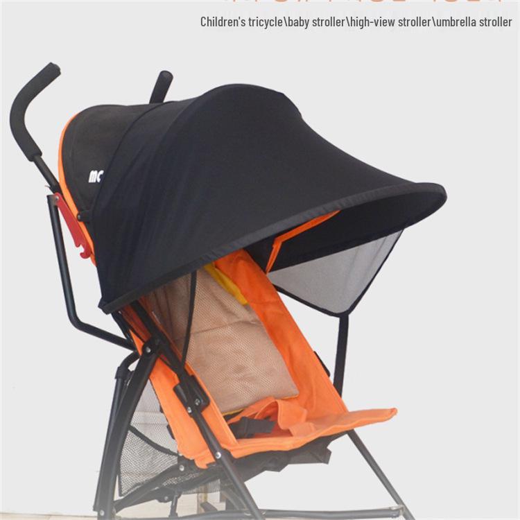 Canopy Pare-soleil Universel pour Poussette pour Bébé avec Protection Solaire Coupe-vent