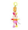 Baby Stroller Mobile with Rabbit, Bee, Bird, Owl & Dog Toys - Hanging Ornament & Bed Bell