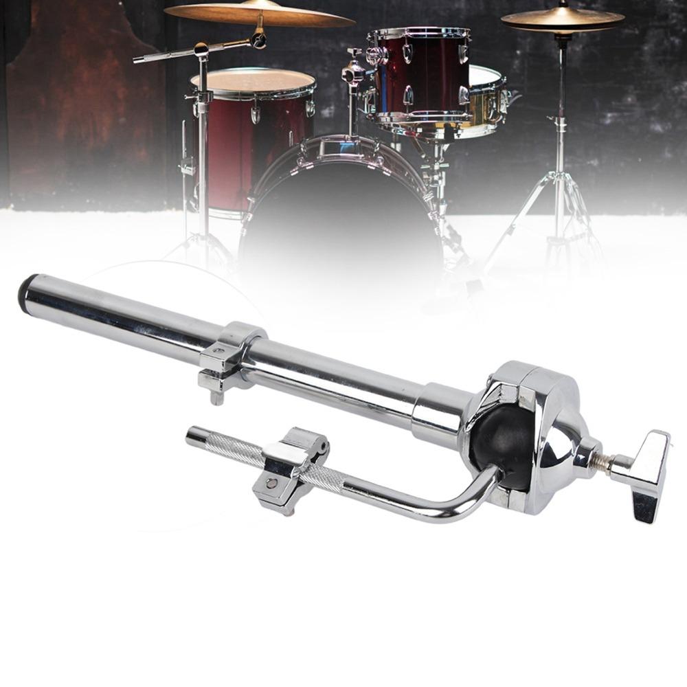 SIlver Drum Boom Stand Metal Percussion Drum Parts Durable Single Tom Holder For Jazz Drum Set