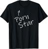 Porn Star Easy Halloween Costume Funny Adult Humor Party T-Shirt