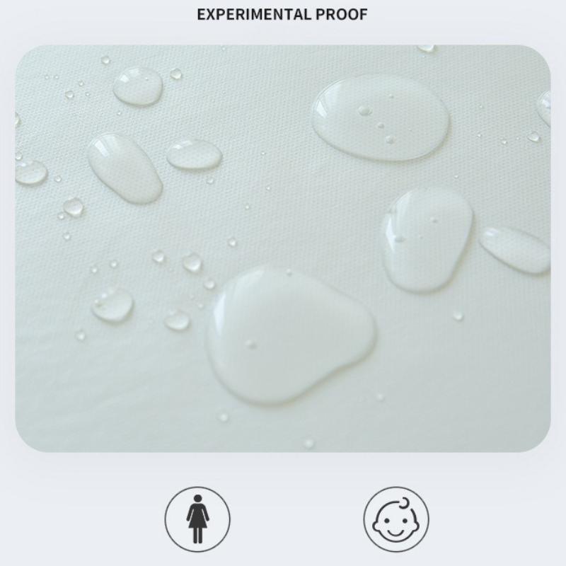 Full Package Non Slip Bedsheet Waterproof and Dustproof Mattress Protective Cover Suitable for Single Double Bed Minimalist Solid Color Bedclothes