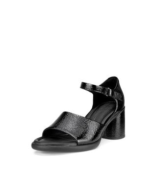 Sculpted Heel Sandals LX 55 BLACK Cm 3E [ECCO] Women's 24.5