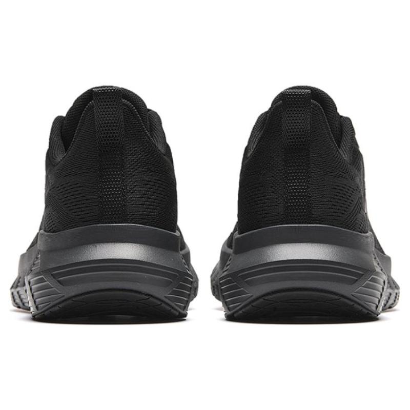 Anta Light Cloud Slip Resistant Abrasion Resistant Low top Running Shoes Men's Black Sneakers 112345530-3