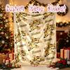 1pc Snug Thumper Friends Whimsical Bunny Blanket, Custom Name Print Blanket, Perfect for Home, Couch, Bed, Picnic, Travel, Office