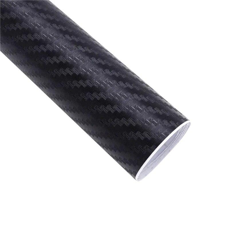 127cmX20cm 3D Vinylová fólie z uhlíkových vláken Samolepky na auto Vodotěsný Car Styling Wrap Auto Vozidlo Detailing Doplňky pro auto Motocykl