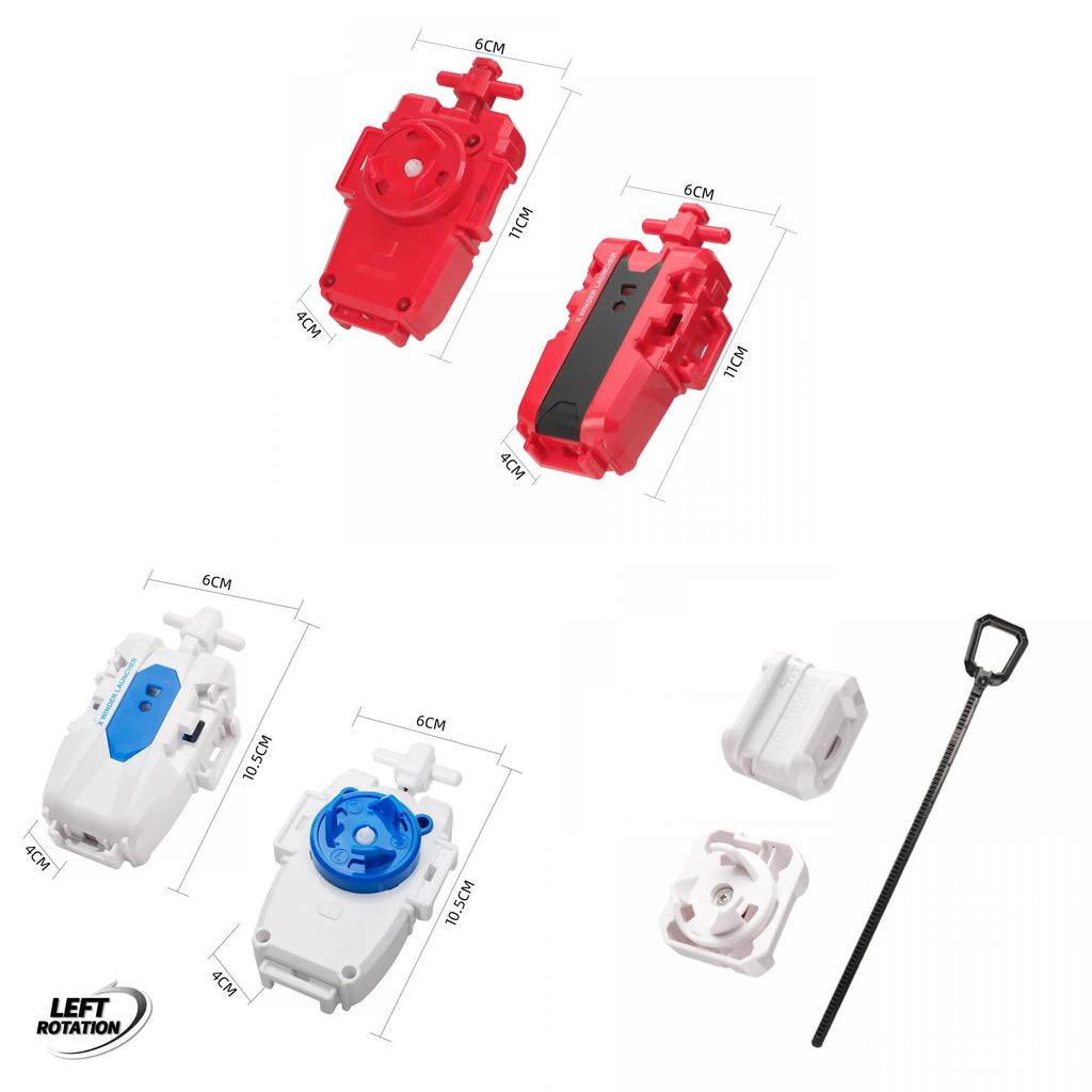 Battle Gyro Launcher For Children Durable Plastic Kids Gift With Manual Launching